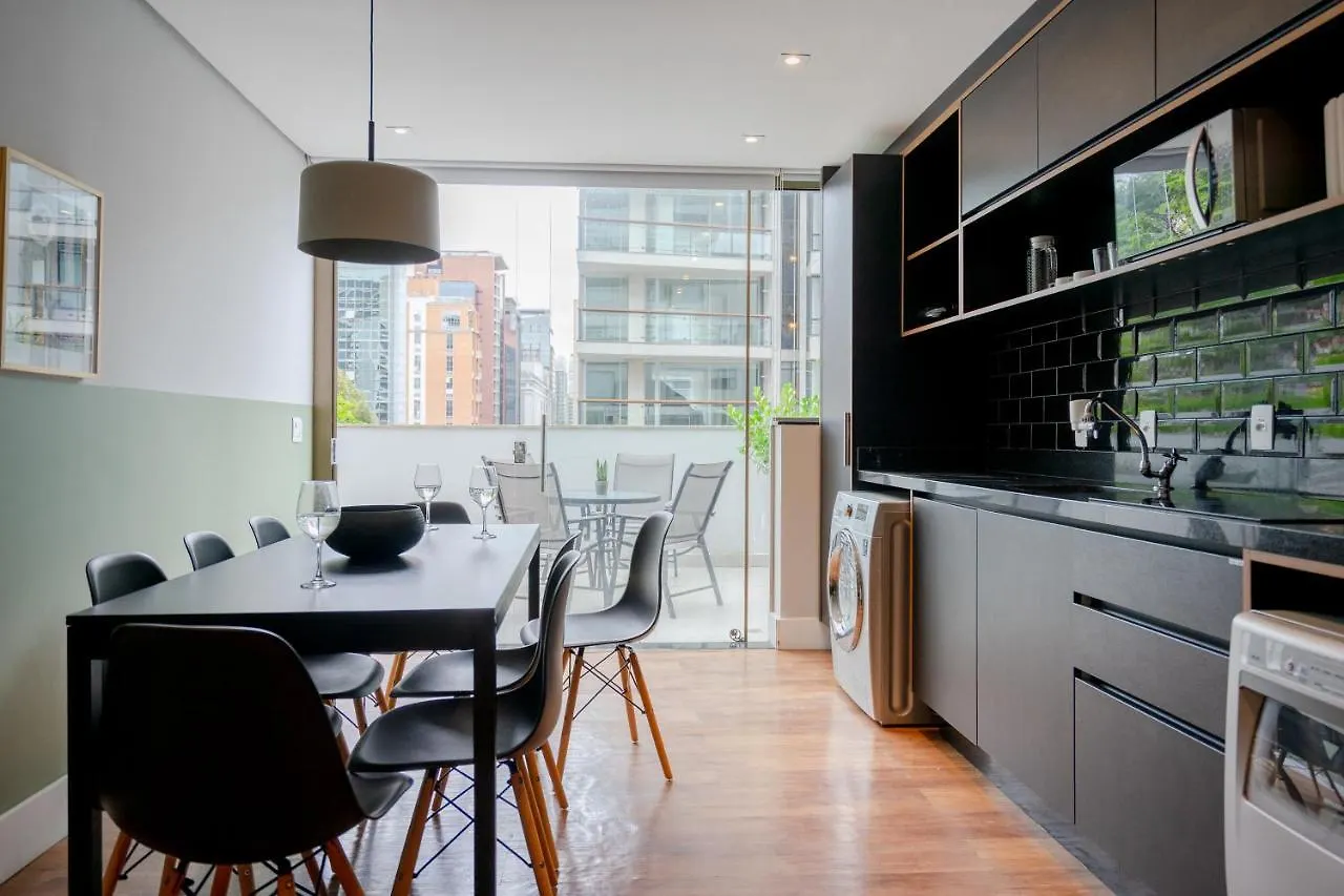 Ap Com Academia, Piscina E Sauna No Predio, Proximo A Faria Lima - Vila Olimpia Apartment Sao Paulo