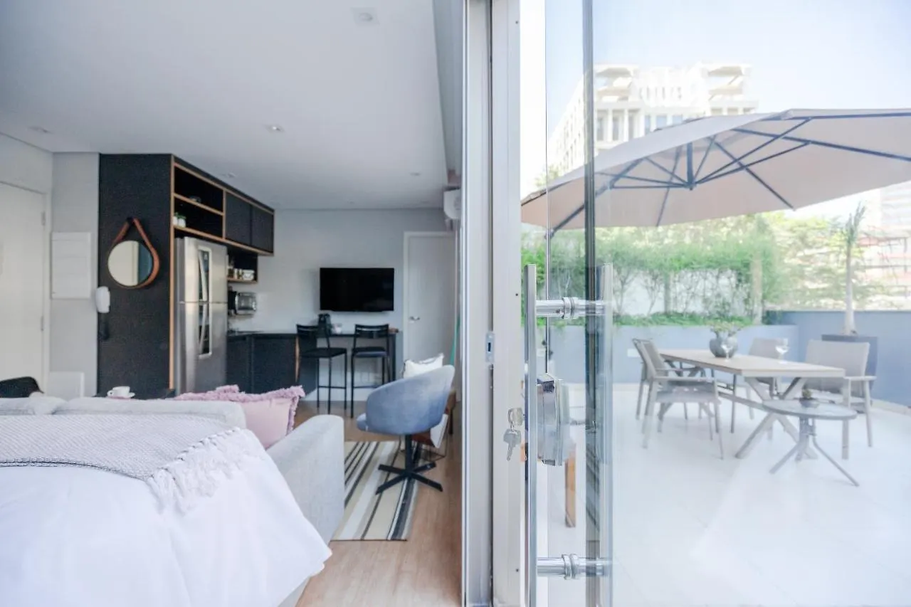 Ap Com Academia, Piscina E Sauna No Predio, Proximo A Faria Lima - Vila Olimpia Apartment Sao Paulo