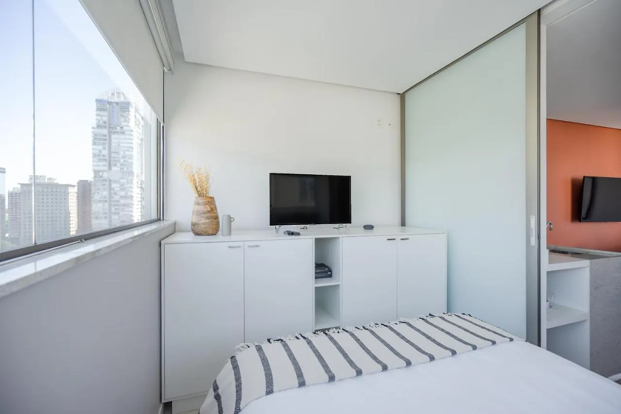 Ap Com Academia, Piscina E Sauna No Predio, Proximo A Faria Lima - Vila Olimpia Apartment Sao Paulo