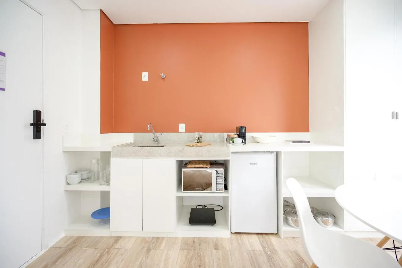 Ap Com Academia, Piscina E Sauna No Predio, Proximo A Faria Lima - Vila Olimpia Apartment Sao Paulo