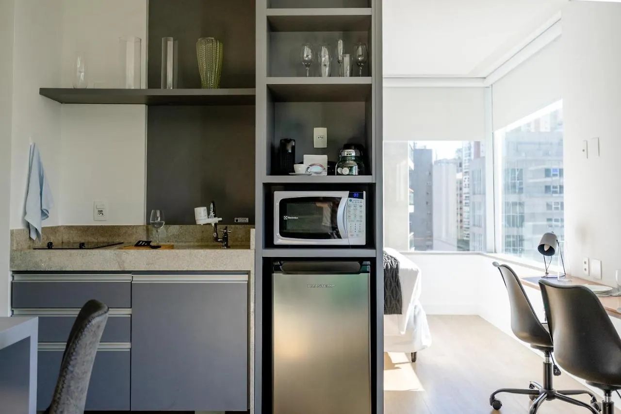Ap Com Academia, Piscina E Sauna No Predio, Proximo A Faria Lima - Vila Olimpia Apartment Sao Paulo