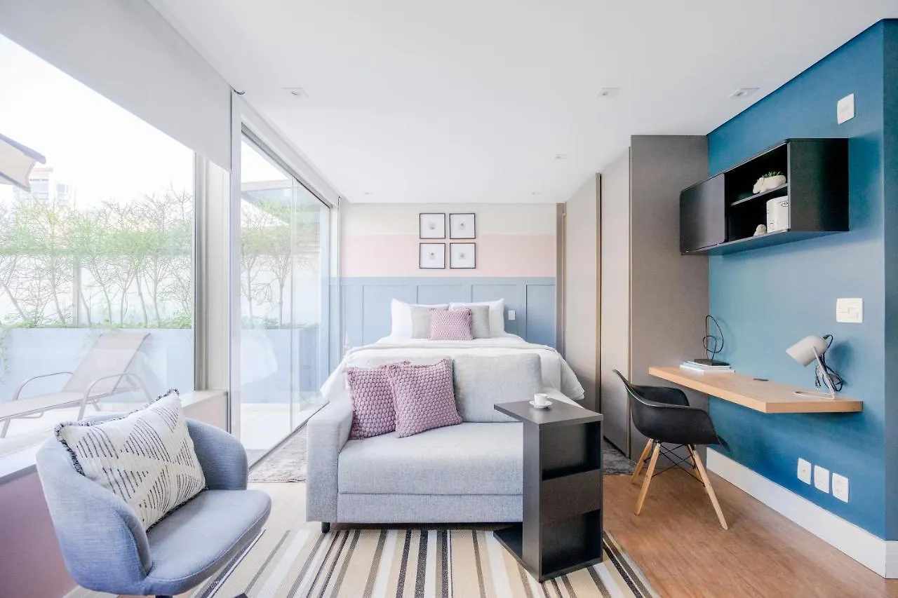 Ap com academia, piscina e sauna no prédio, próximo à Faria Lima - Vila Olímpia Apartamento São Paulo Brasil